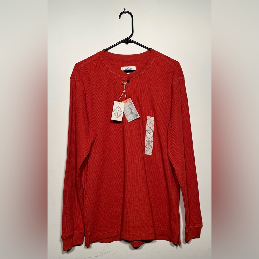 Men’s St. John’s Bay Orange Sweater Size Large